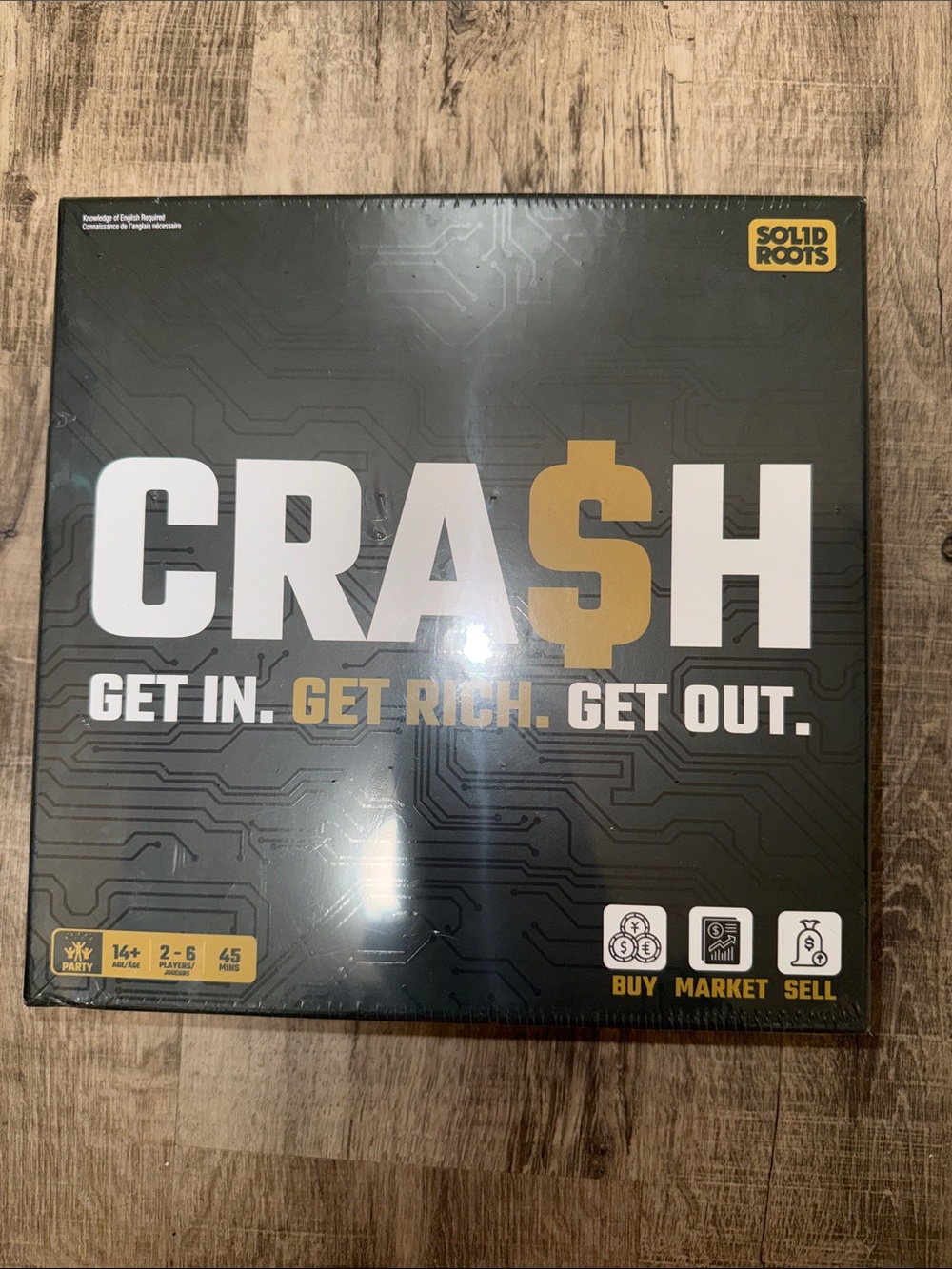 CRASH Board Game - Black & Gold